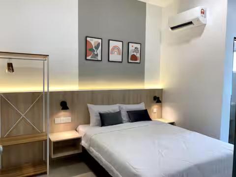 Ένα ή περισσότερα κρεβάτια σε δωμάτιο στο 38G Homestay