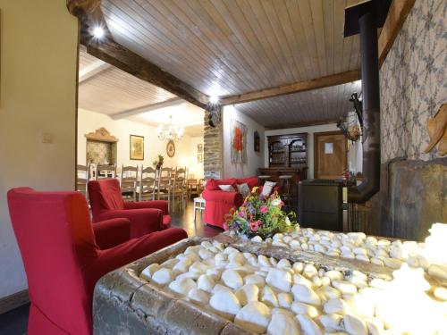 Posezení v ubytování Beautiful holiday home in Belgium