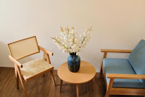Χώρος καθιστικού στο Lancelynk Homestay Danang