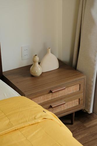 Ένα ή περισσότερα κρεβάτια σε δωμάτιο στο Lancelynk Homestay Danang