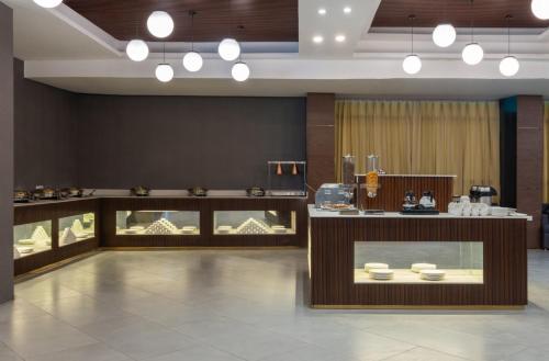 Ο χώρος του λόμπι ή της ρεσεψιόν στο Clark Inn Express Rajnagar