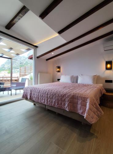 Meteora Gold and Glass Loft