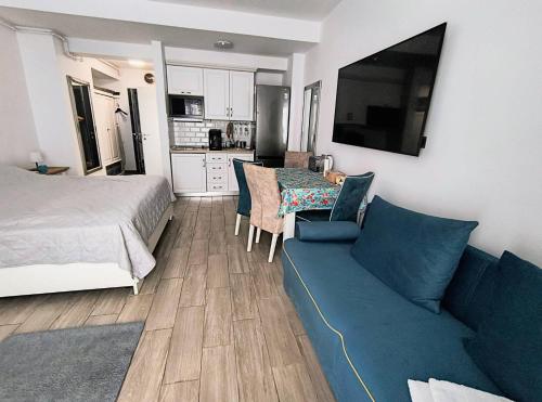 Kuchyň nebo kuchyňský kout v ubytování Platinium house