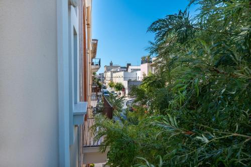 a view of a city street from a building at Gma Home Primo Piano in Pulsano