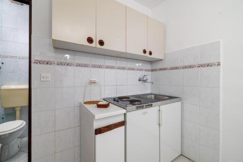 Η κουζίνα ή μικρή κουζίνα στο Apartments Jug