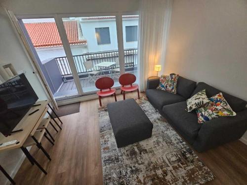 Χώρος καθιστικού στο Apartamento Sonho Sky