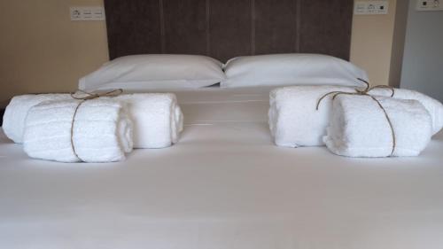 Postel nebo postele na pokoji v ubytování Apartahotel Aranda Flex Living