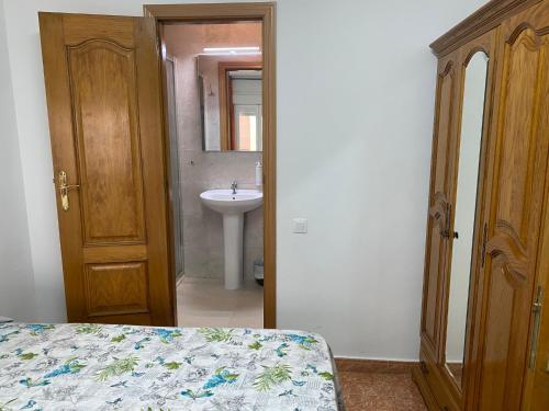 Koupelna v ubytování Hostal Retiro