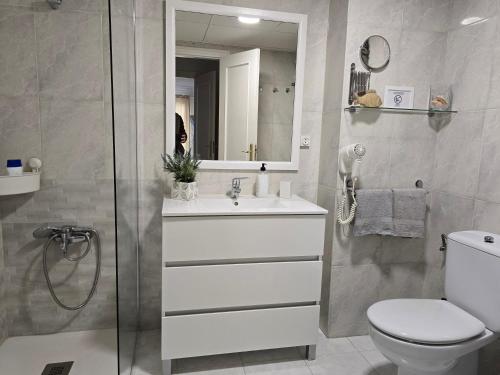 Koupelna v ubytování Apartamento Miramar