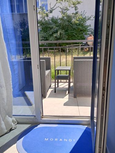 Ein Balkon oder eine Terrasse in der Unterkunft Belvedere Costinesti