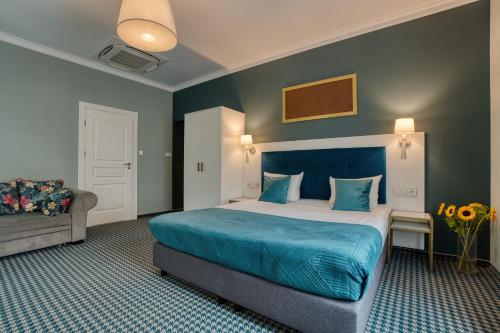 Hotel Villa Art Novis City Centerにあるベッド