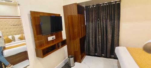 TV a/nebo společenská místnost v ubytování Hotel Nordijan