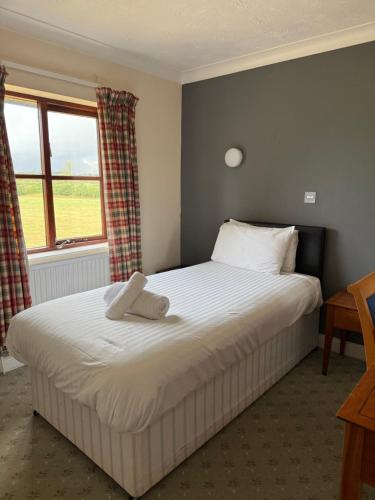 Postel nebo postele na pokoji v ubytování Marsh Farm Hotel