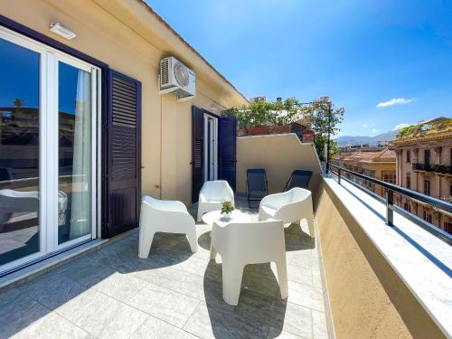 Balkón nebo terasa v ubytování Settimo Cielo al Massimo Guest House