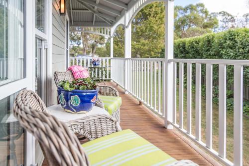 Balkoni atau teres di Botanic House in Woodend