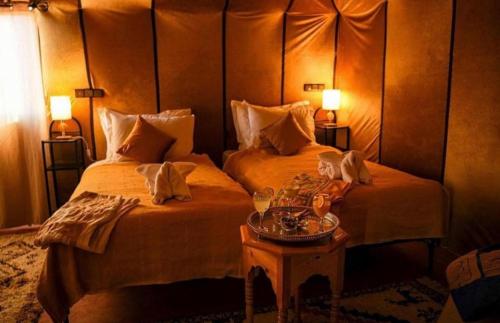 Letto o letti in una camera di Fantastic luxury Desert camp