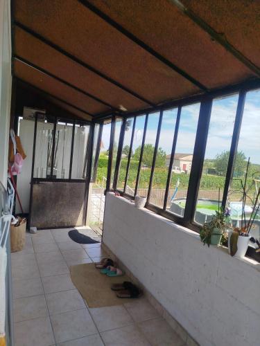 Μπαλκόνι ή βεράντα στο Gîte Chez Paddy