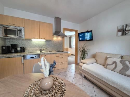 Kuchyň nebo kuchyňský kout v ubytování Appartement Skorpion