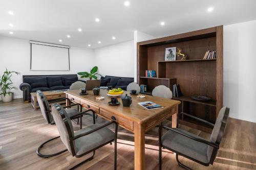 Χώρος καθιστικού στο Hillora Hotel Buyukada