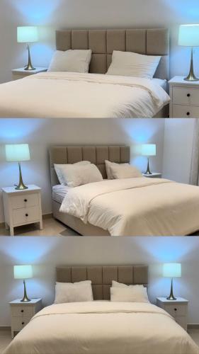 Cama o camas de una habitación en بيت الريف