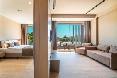 Prive Side Suite & Spa hotelにあるベッド