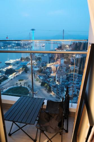 a view of a city from the top of a building at Best Western Premier Sapphire Hạ Long 2BR Homestay 55m2 in Ha Long