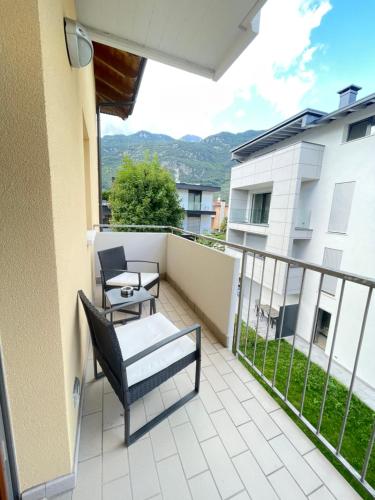 Balkoni atau teres di Casa Segantini - Relax Apartment 2