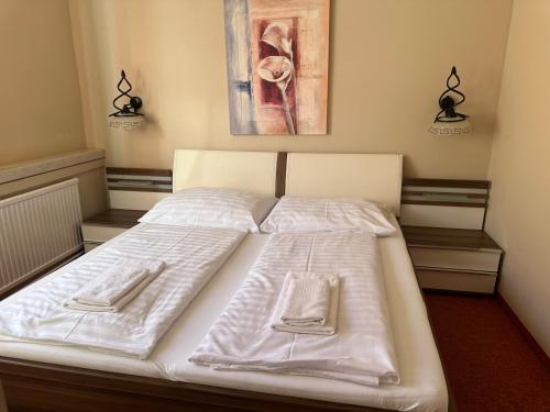 Cama o camas de una habitación en Magnus Klause