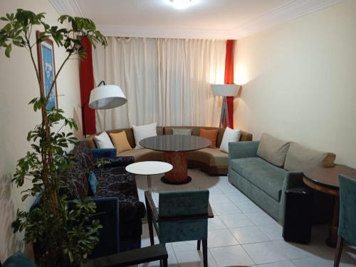 Posezení v ubytování 2 chambres et salon de 67 m2