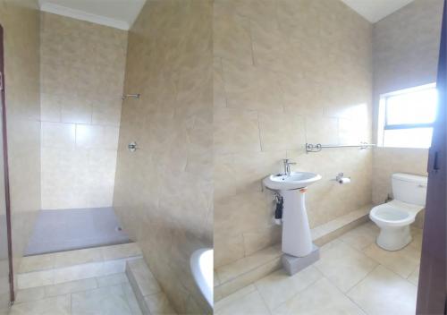 Et badeværelse på The Princess Guest House