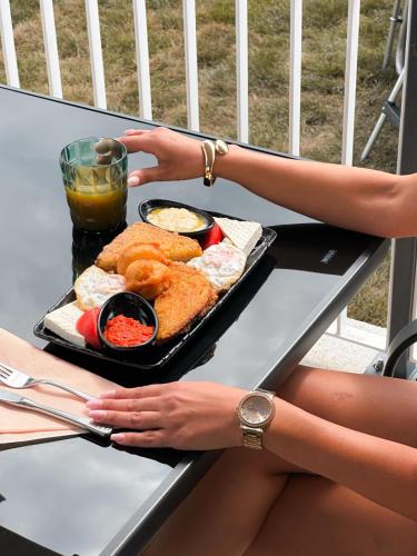 Jídlo v vily nebo okolí