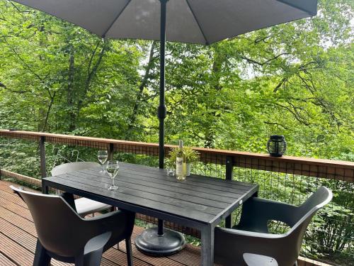 Μπαλκόνι ή βεράντα στο Durbuy-Bungalow B99