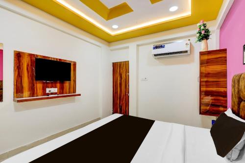 Katil atau katil-katil dalam bilik di Hotel O Shaligram