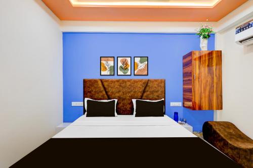 Katil atau katil-katil dalam bilik di Hotel O Shaligram
