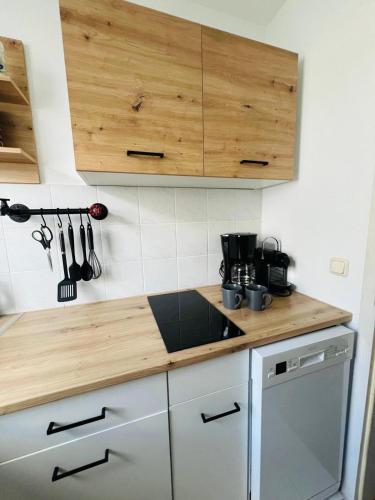 Dapur atau dapur kecil di Apartment Arjen