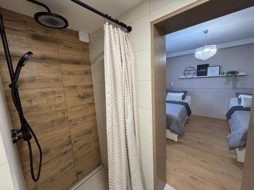 Ένα μπάνιο στο Rafael Apartment mit HS-Card - Greschuk Apartments