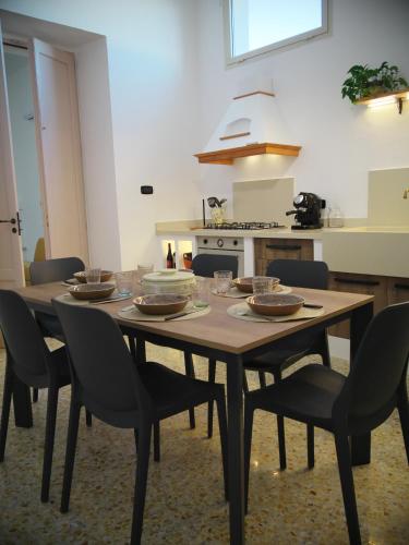 Dapur atau dapur kecil di Le Panare - guest house
