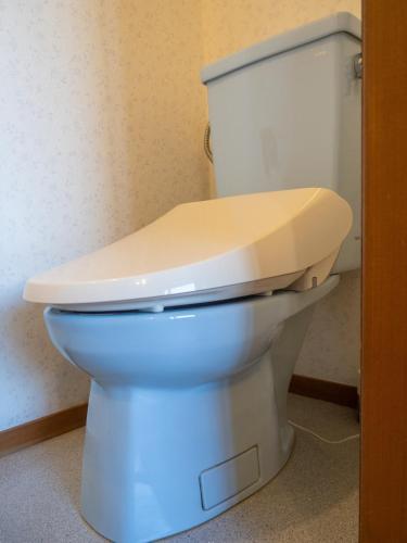 a white toilet sitting in a bathroom at Nasu First Villa - Vacation STAY 81161v in Nasu-yumoto