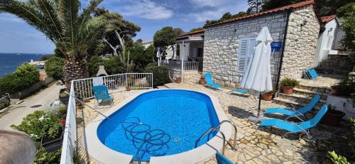 Villa Bella Hvar - pool & sea view