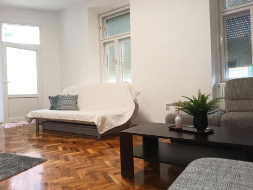 Χώρος καθιστικού στο Ibolya Apartman Szeged