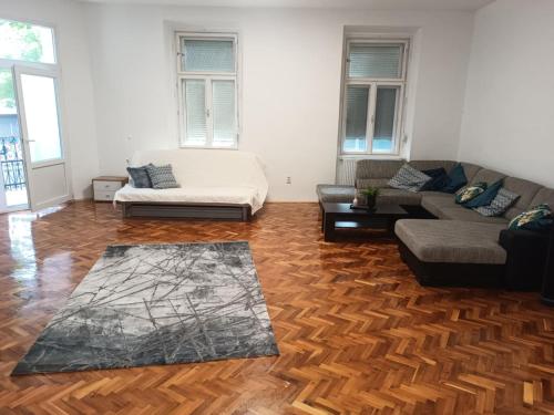 Χώρος καθιστικού στο Ibolya Apartman Szeged