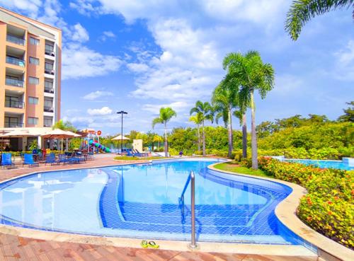 Swimmingpoolen hos eller tæt på Alta Vista Termas Resort Caldas Novas