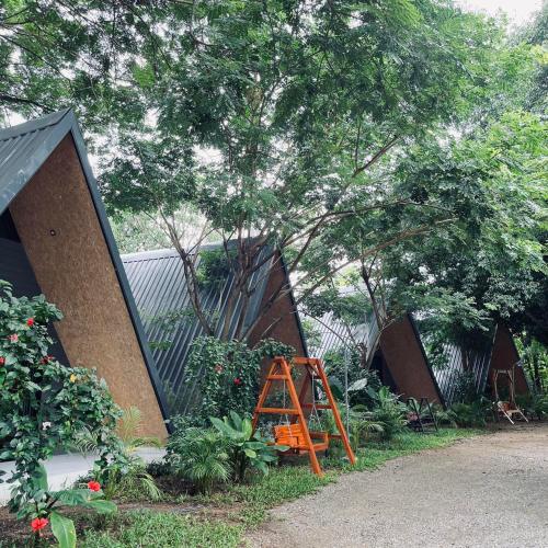 Taman di luar Manta Resort
