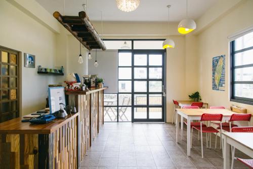 Kuchyň nebo kuchyňský kout v ubytování Oats B&B