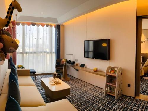 Μια τηλεόραση ή/και κέντρο ψυχαγωγίας στο Onejee Hotel Shenzhen