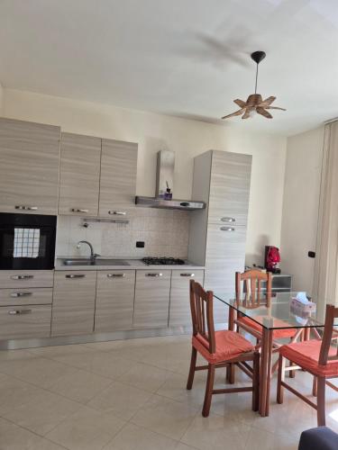 Kuchyň nebo kuchyňský kout v ubytování Casa Moschetti