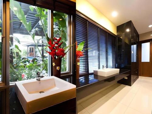 Et badeværelse på Khao Yai Paradise on Earth