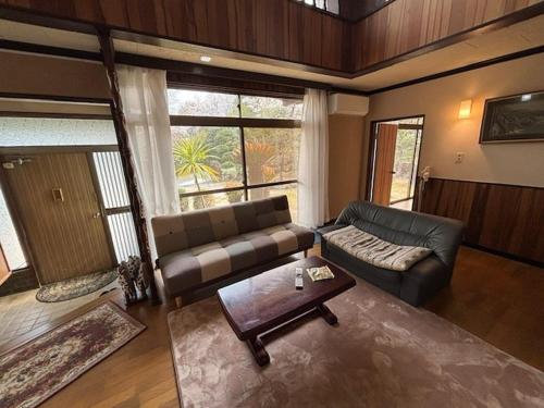 Khu vực ghế ngồi tại Private accommodation Showakan | BBQ, bonfires and - Vacation STAY 24536v