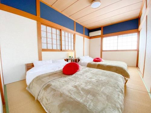 無料レンタサイクル -Guest House 団- 最大16名,USJまで好アクセスの3階建て