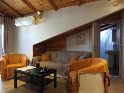 Posezení v ubytování EleNic loft